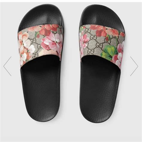 gucci aus slides|Gucci slides women's.